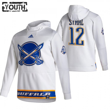 Dětské Buffalo Sabres Eric Staal 12 2020-21 Reverse Retro Pullover Mikiny Hooded
